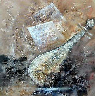 Musical Instrument oil painting